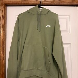 Nike Men's Sage Green Pullover Hoodie